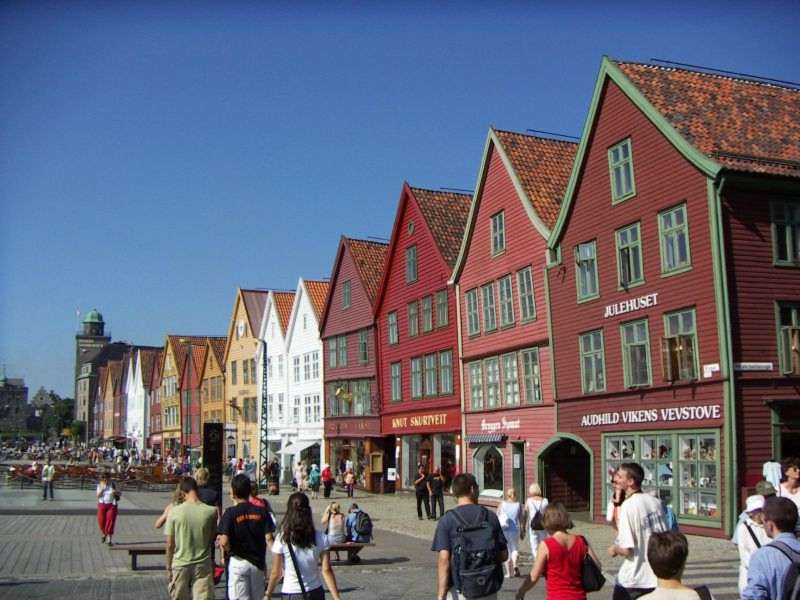 Bryggen zblízka